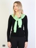 Solid Color Shoulder Wrap Scarf